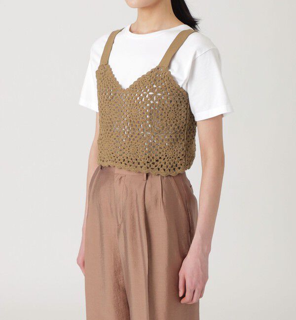  「グラニークロシェキャミトップス」|キャミソール|