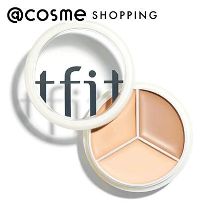  「tfit カバーアッププロコンシーラー ニュートラル 本体/高カバー高密着 (15g(5g&times;3))」|ファンデーション|その他