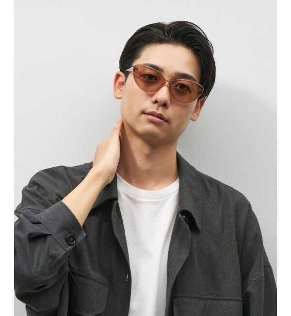  「Zoff｜サングラス｜フォックス型 キャッツアイ｜紫外線対策 UVカット」|サングラス|