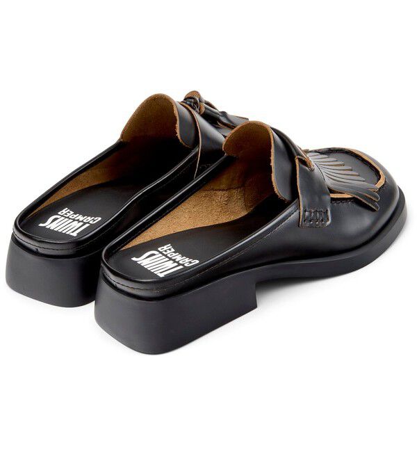 【極美品】CAMPER カンペール　TWINS ツインズ　アシメントリー　41 CAMPER / カンペール | TWINS ツインズ / アシンメトリー エンボス