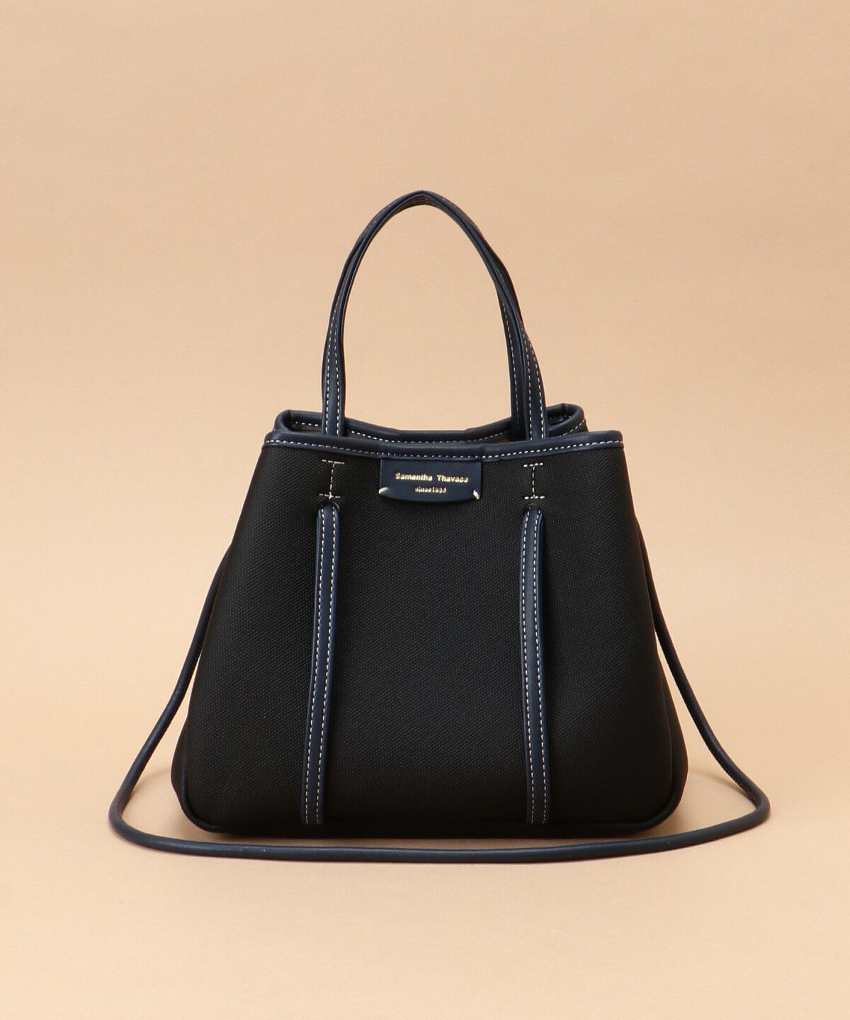 Samantha Thavasa「キャンバスデザイン 合皮トートバッグ 小サイズ」|トートバッグ|