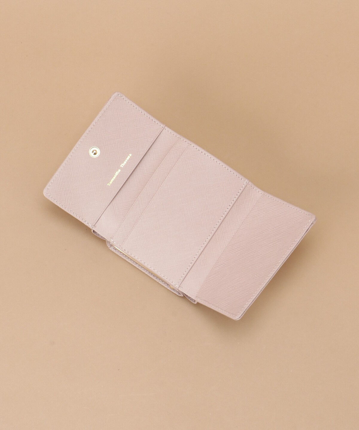 Samantha Thavasa「Pomme d'espoir ポムディスポワール ワンカラー三つ折り口金財布」|財布|