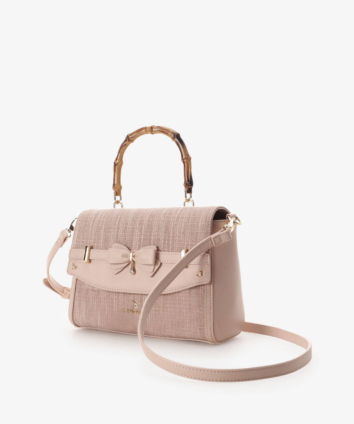 Samantha Vega「マテリアルアクセントリボンショルダーバッグ」|ショルダー・メッセンジャー|