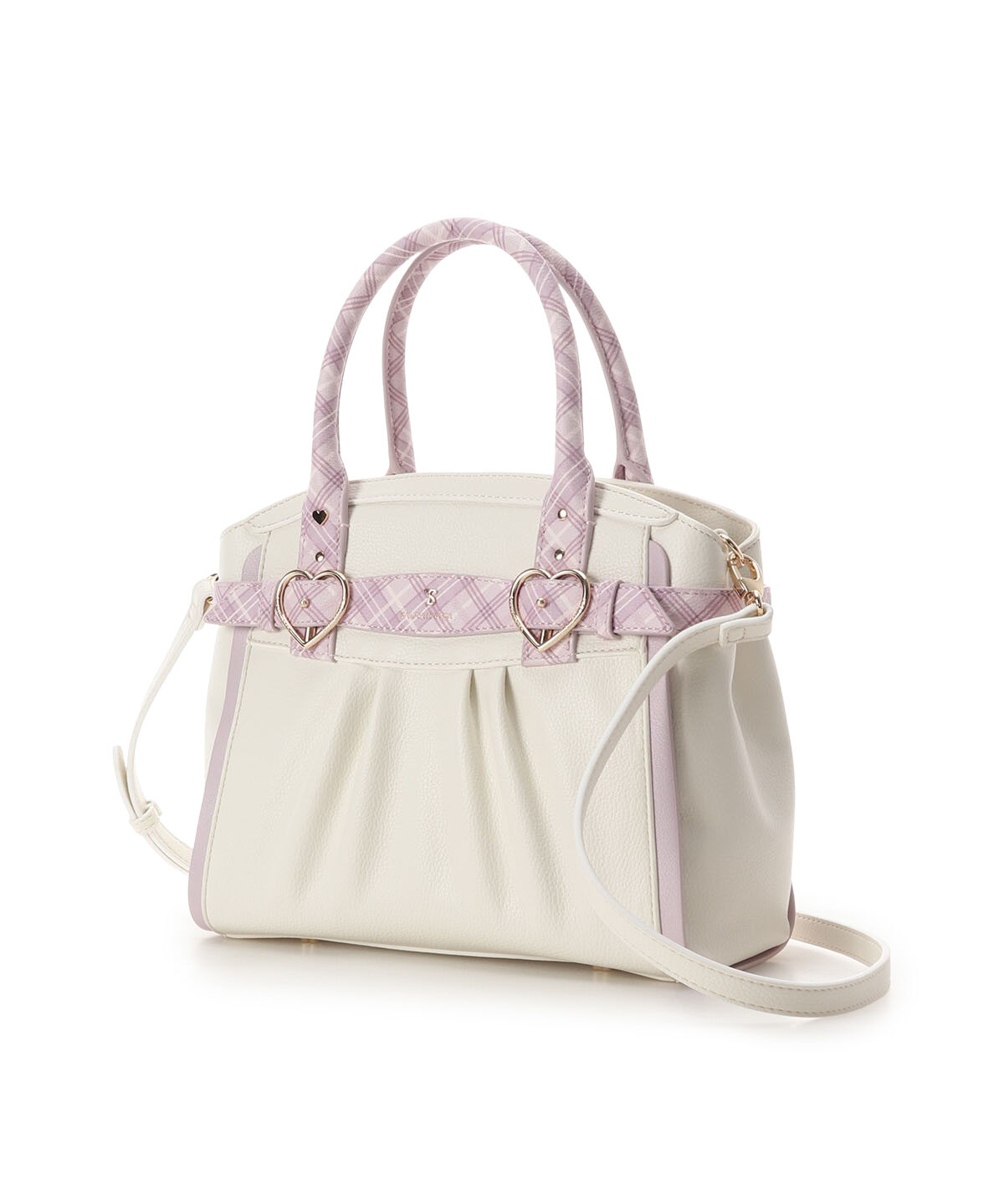 Samantha Vega「チェックハートベルトハンドバッグ」|ハンドバッグ|