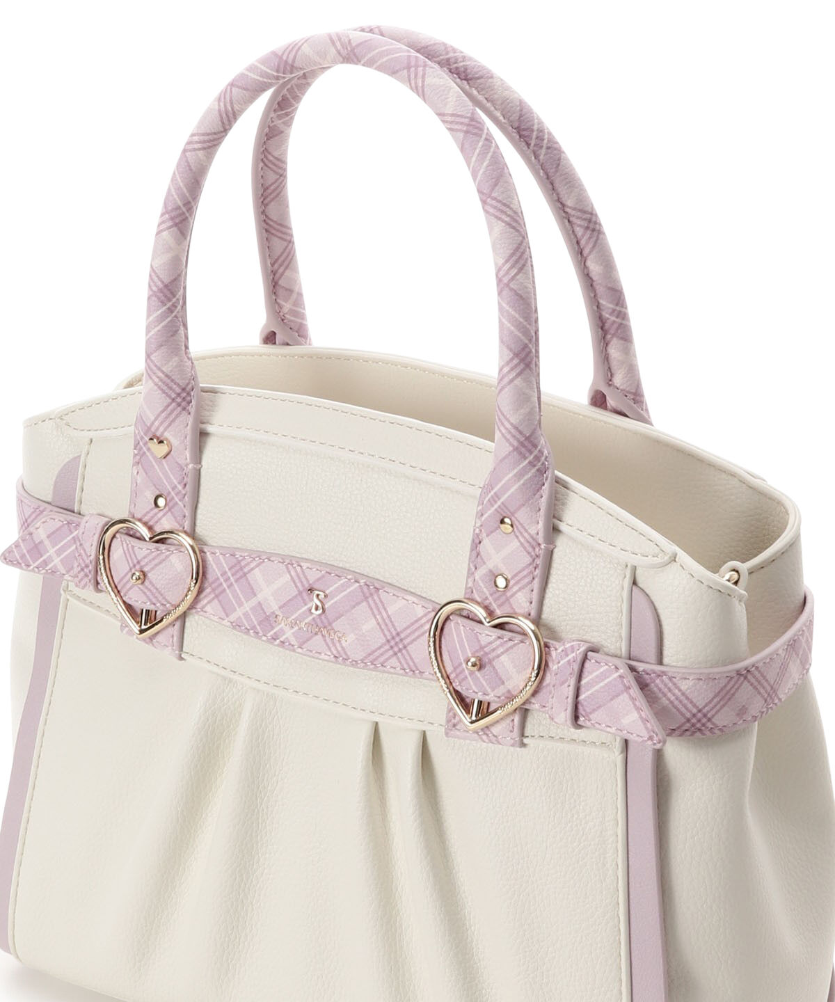 Samantha Vega「チェックハートベルトハンドバッグ」|ハンドバッグ|