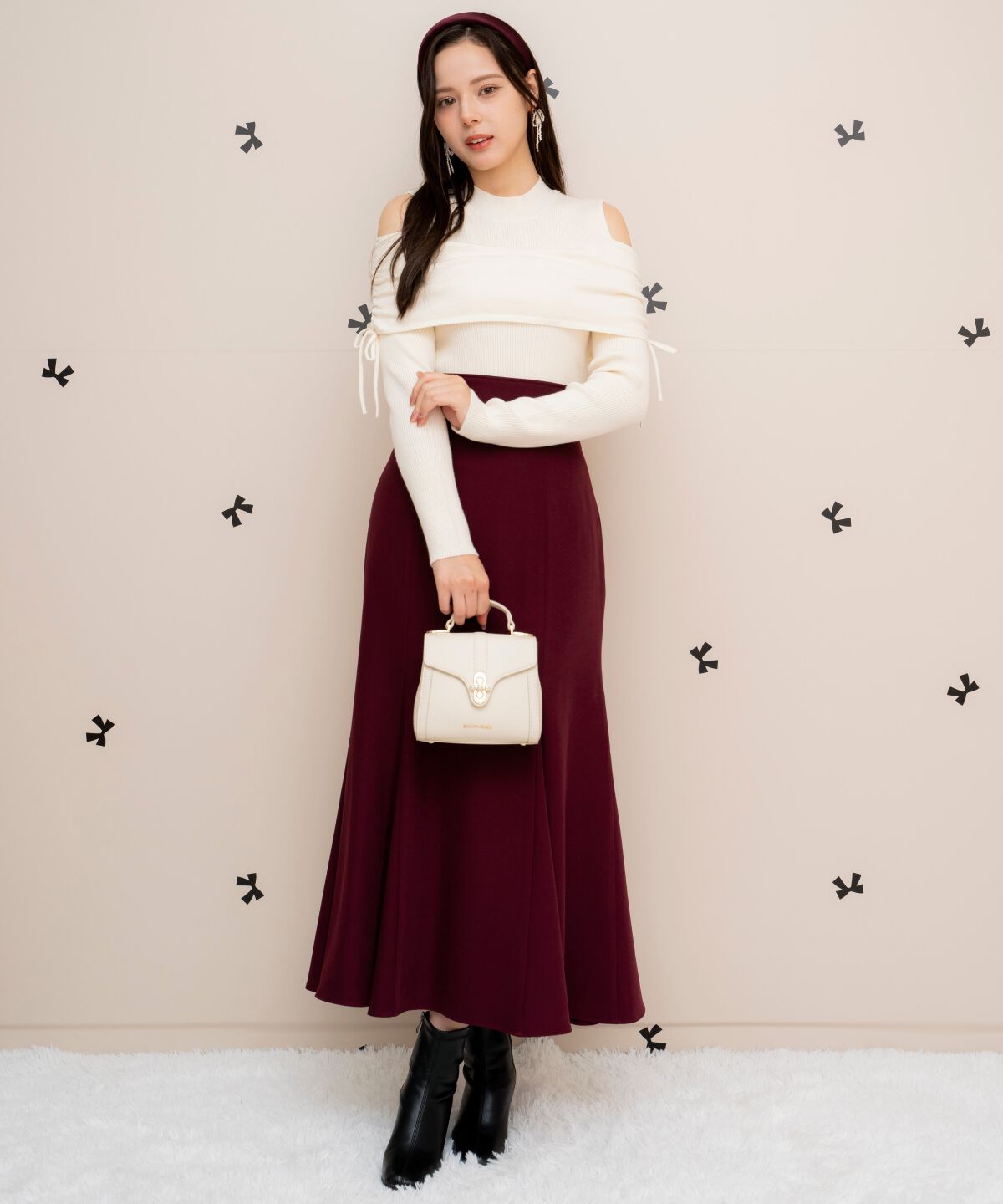 WILLSELECTION「ハイウエストマーメイドスカート」|フレア|