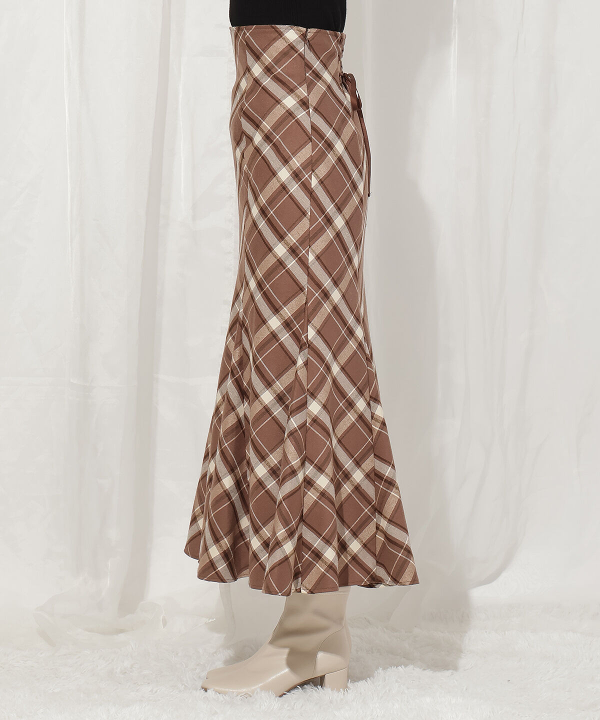 WILLSELECTION「ハイウエストマーメイドスカート」|フレア|