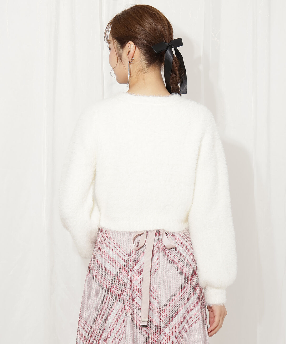 WILLSELECTION「リボンモチーフニットカーディガン」|カーディガン|