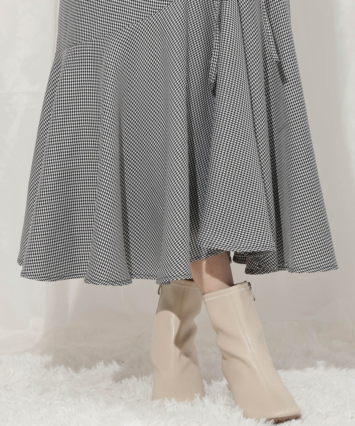 WILLSELECTION「アシメスリットギャザーマーメイドスカート」|フレア|