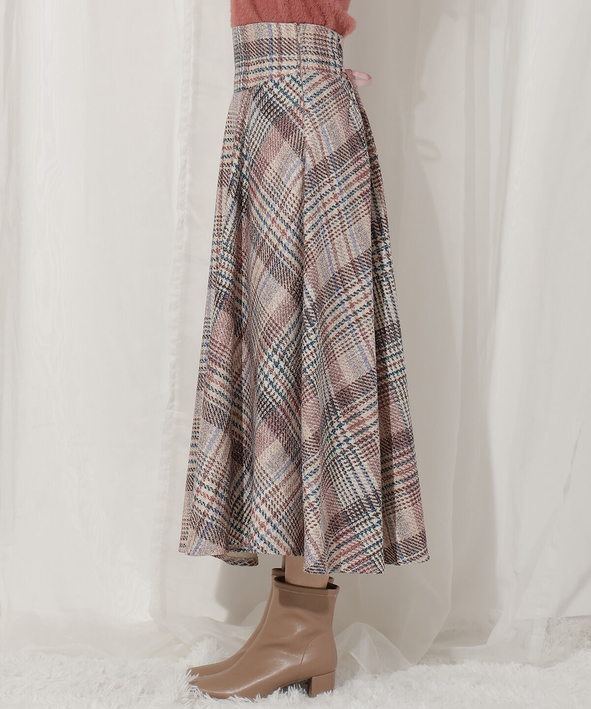 WILLSELECTION「ラメツイードフレアスカート」|フレア|