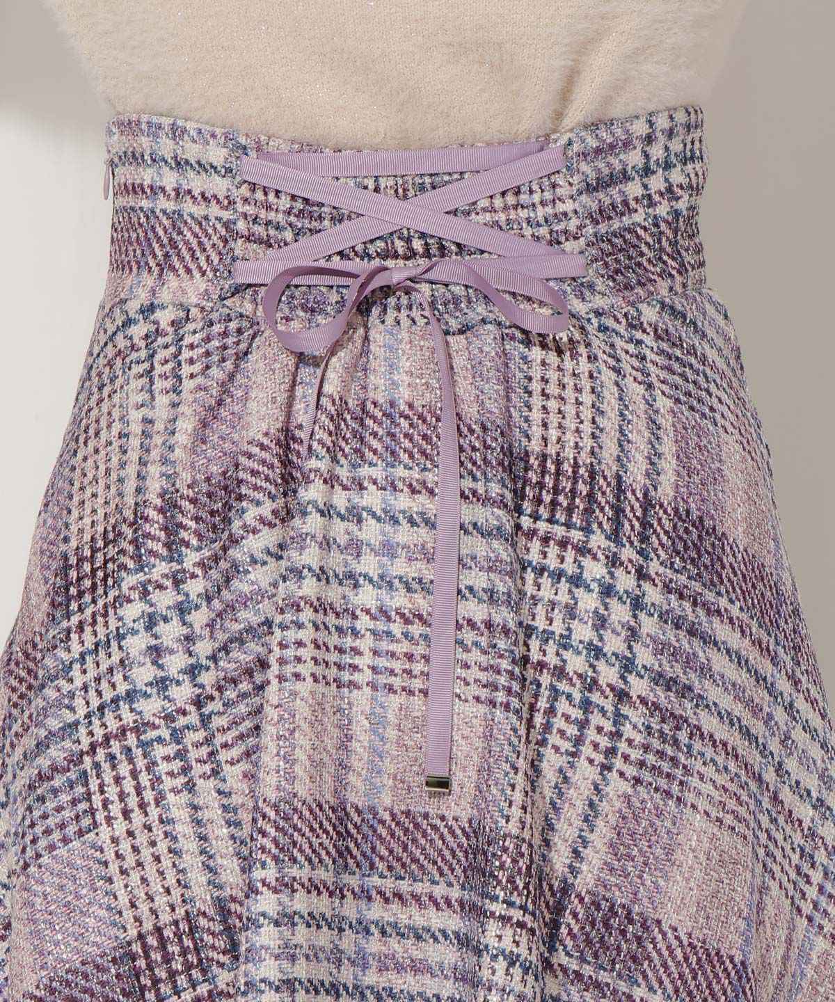 WILLSELECTION「ラメツイードフレアスカート」|フレア|