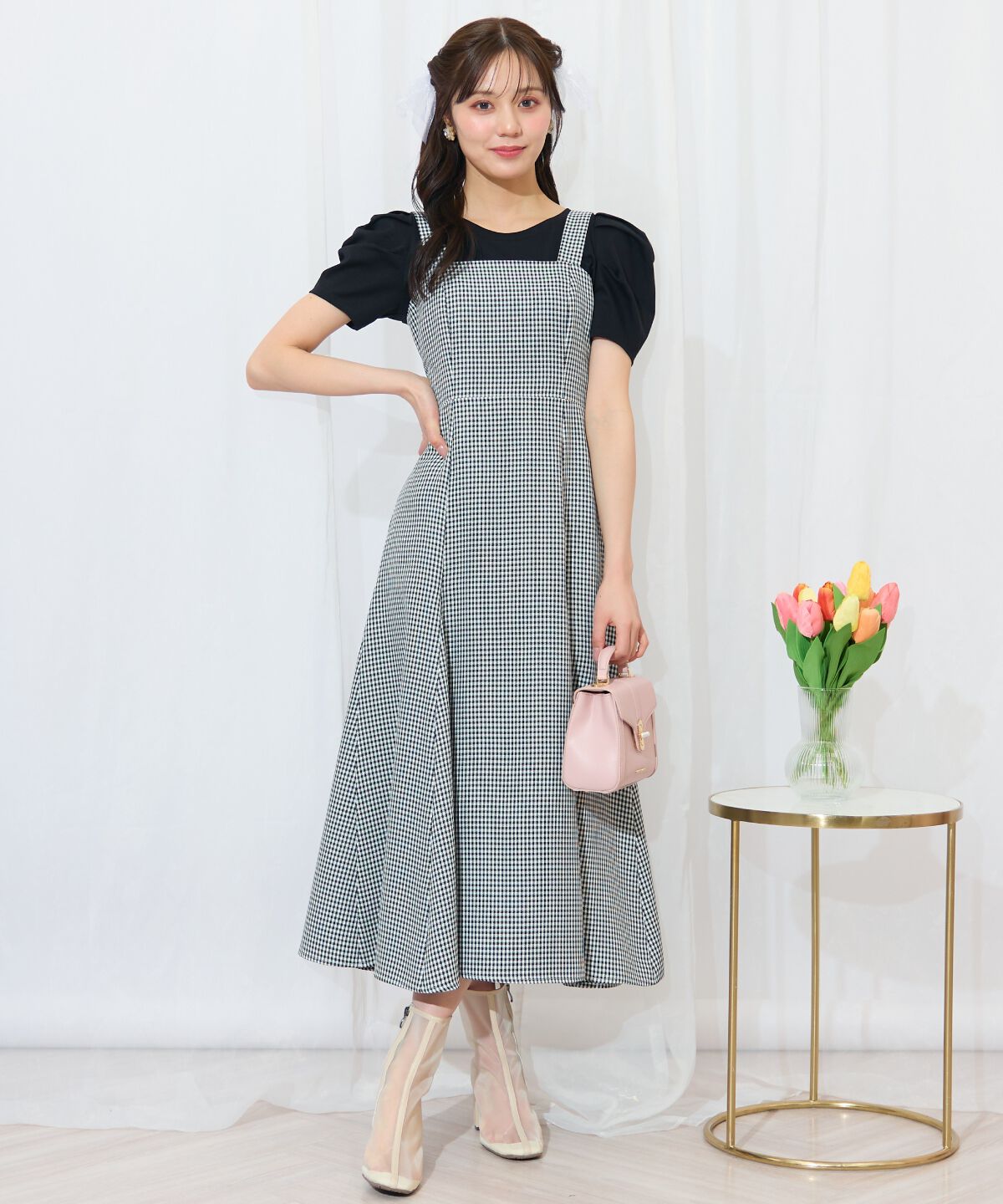 WILLSELECTION「チュールフリルマーメイドジャンスカ」|ワンピース|