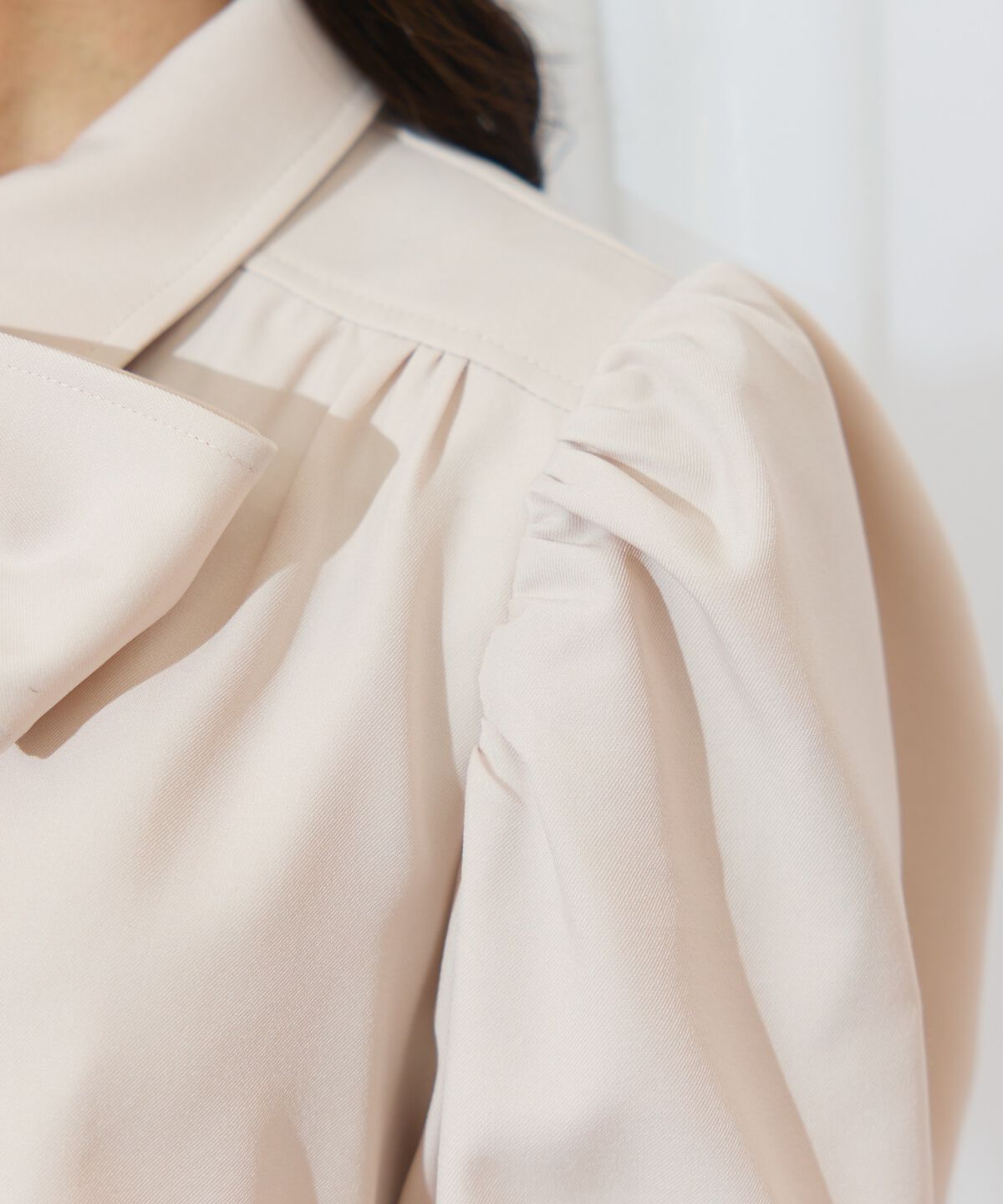 WILLSELECTION「レイヤードライクリボンタイシャツワンピース」|ワンピース|