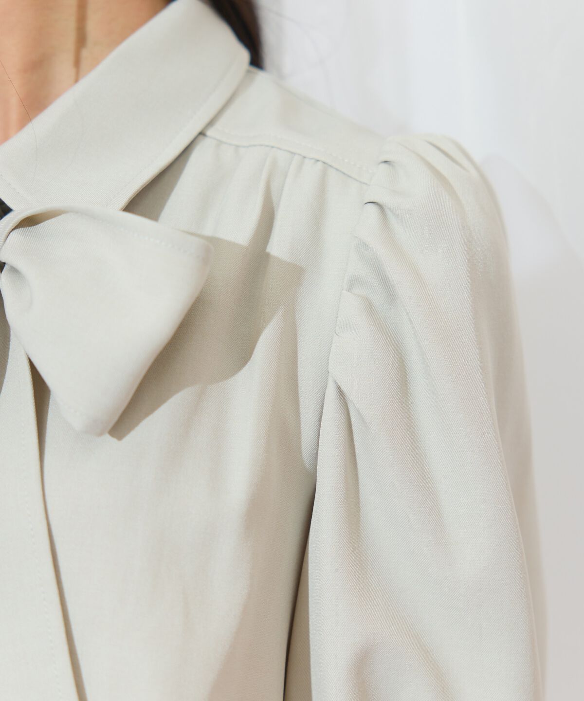 WILLSELECTION「レイヤードライクリボンタイシャツワンピース」|ワンピース|