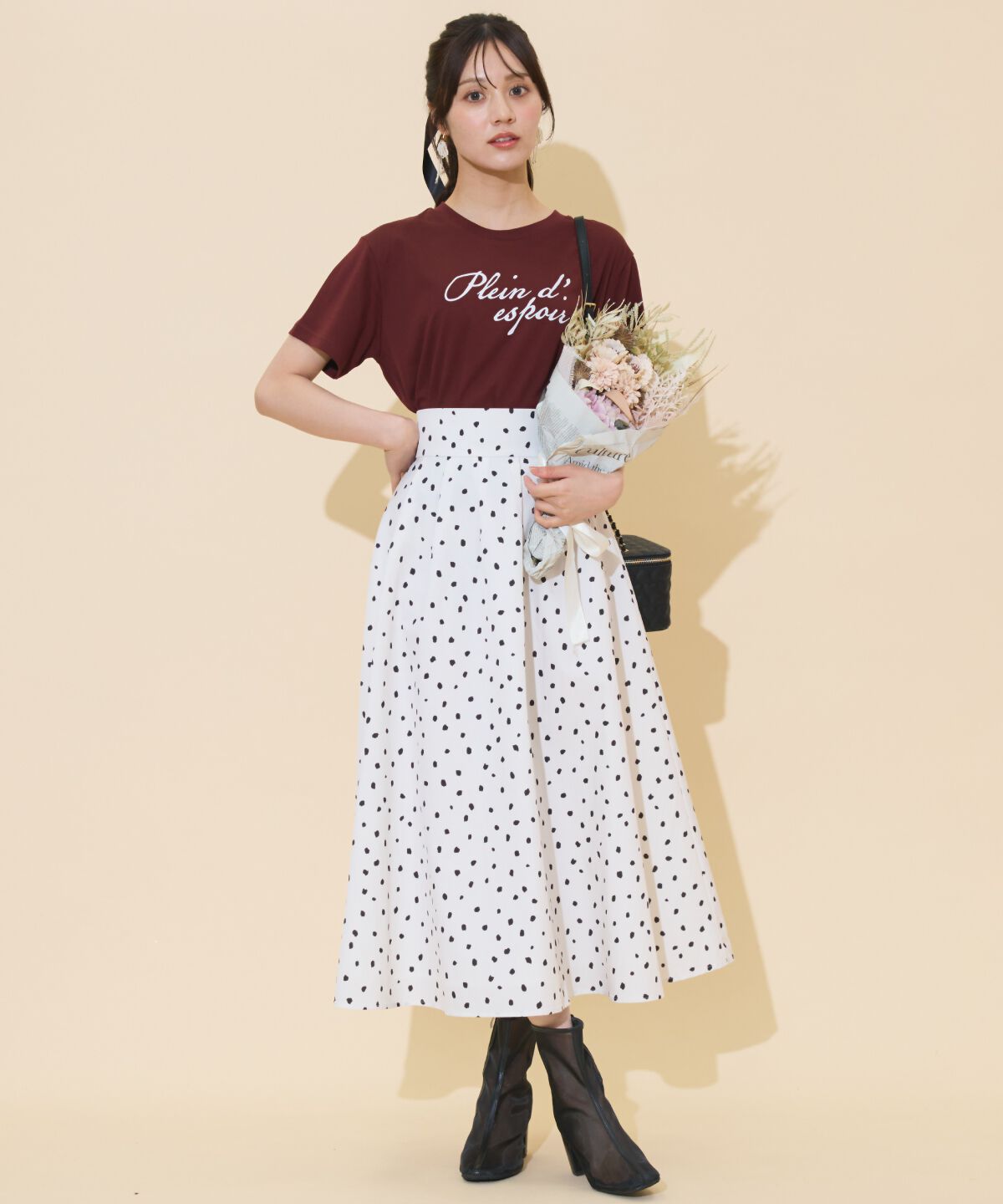 WILLSELECTION「ドロップショルダーロゴTシャツ」|Tシャツ・カットソー|