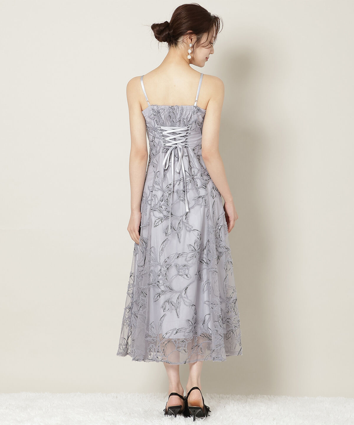 WILLSELECTION「刺繍レースキャミワンピース」|ドレス|