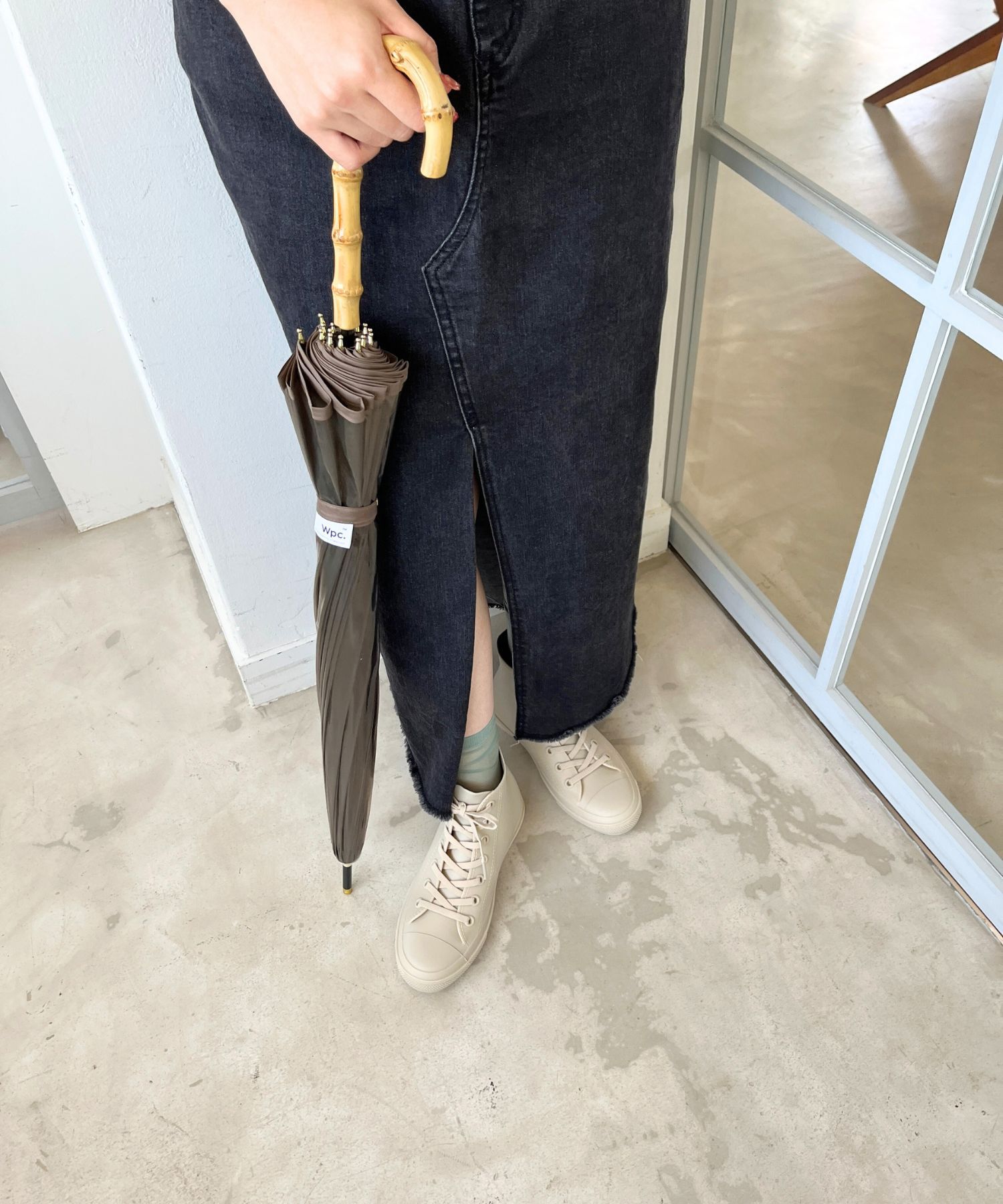 ORiental TRaffic「【防水】 ハイカット レインスニーカー /R-0016  晴雨兼用 ハイカットスニーカー 柔らかい」|スニーカー|