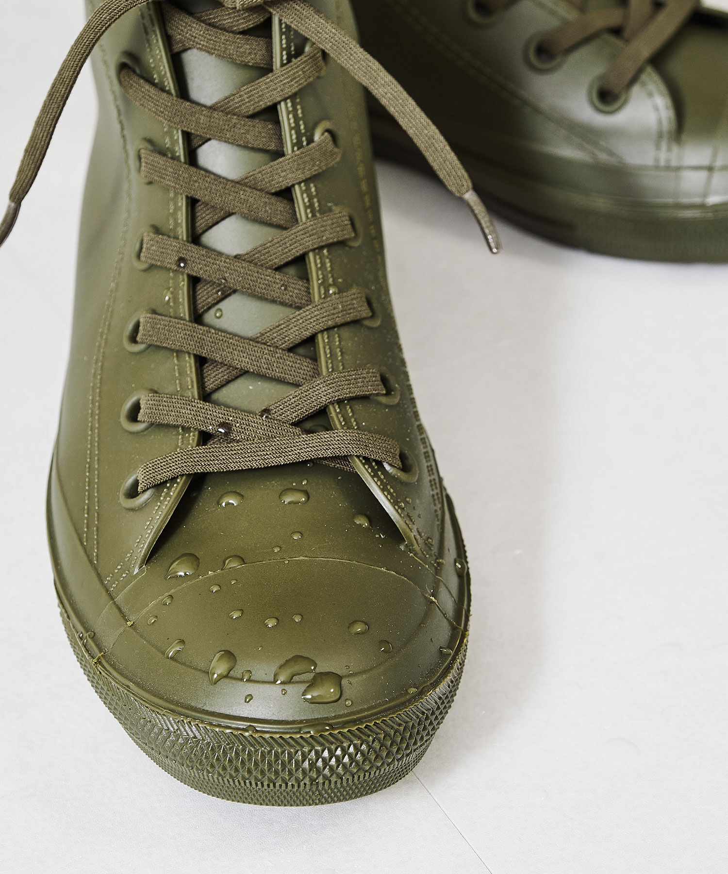 ORiental TRaffic「【防水】 ハイカット レインスニーカー /R-0016  晴雨兼用 ハイカットスニーカー 柔らかい」|スニーカー|