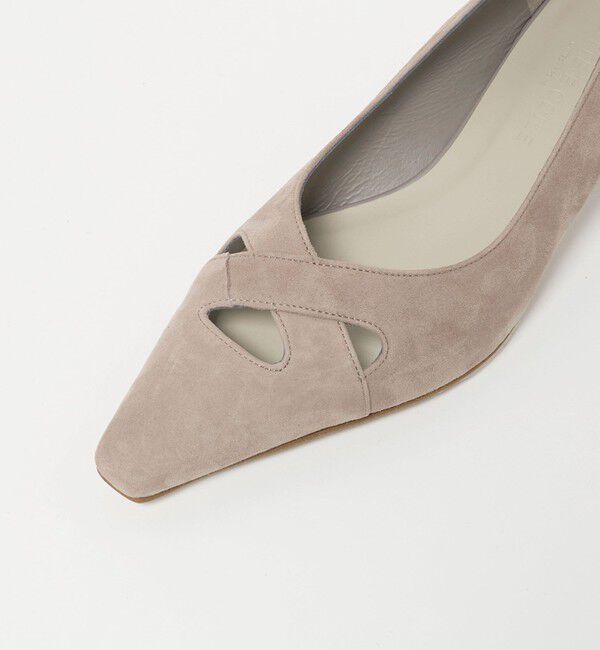 ODETTE E ODILE「ナロースクエアクロス パンプス40&darr;&uarr;」|パンプス|