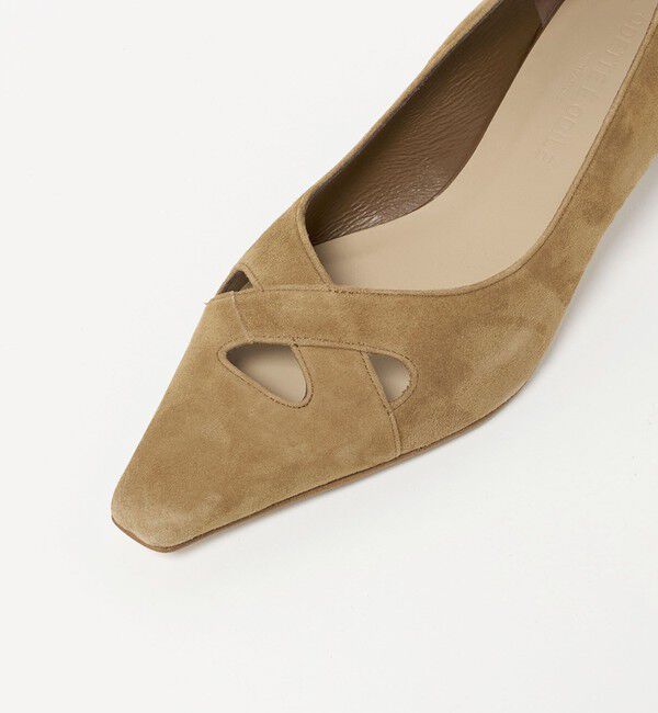 ODETTE E ODILE「ナロースクエアクロス パンプス40&darr;&uarr;」|パンプス|