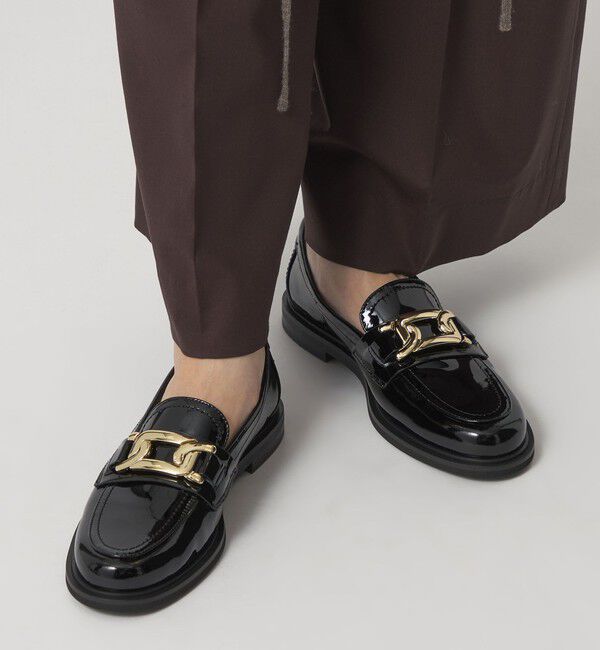 ODETTE E ODILE「チェーンモチーフローファーフラット20&uarr;」|ローファー|