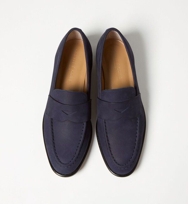 ODETTE E ODILE「ペニーローファー フラット25&darr;&uarr;」|ローファー|NAVY