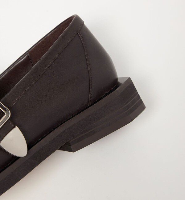 ODETTE E ODILE「ボクシーTストラップ フラット30&uarr;」|ローファー|