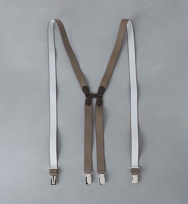 UNITED ARROWS「ナロ― ソリッド サスペンダー」|サスペンダー|