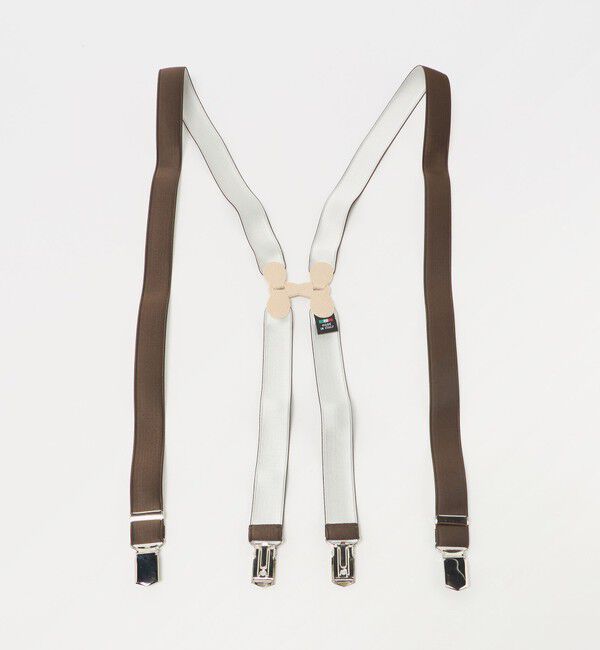 UNITED ARROWS「ナロ― ソリッド サスペンダー」|サスペンダー|DK.BROWN