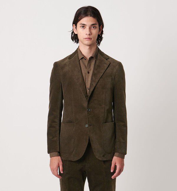 UNITED ARROWS「VISCONTI コーデュロイ シングル 3Bジャケット R-MODEL」|スーツ|
