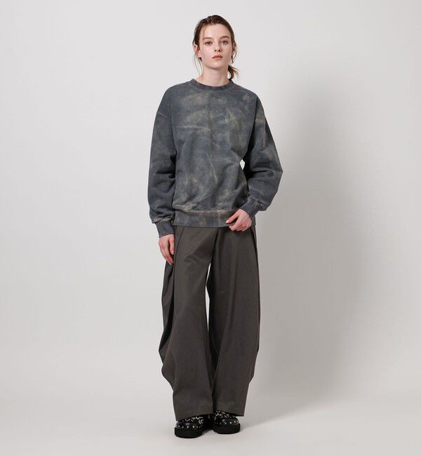 ASTRAET「＜ASTRAET＞コットン ギャバ 2タック テーパードパンツ」|チノ|