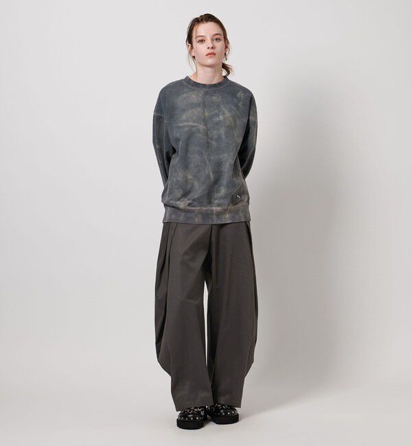 ASTRAET「＜ASTRAET＞コットン ギャバ 2タック テーパードパンツ」|チノ|