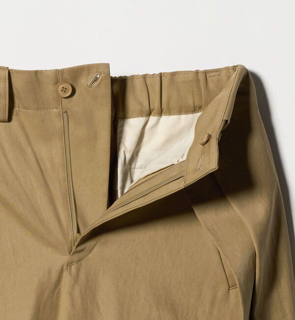 ASTRAET「＜ASTRAET＞コットン ギャバ 2タック テーパードパンツ」|チノ|