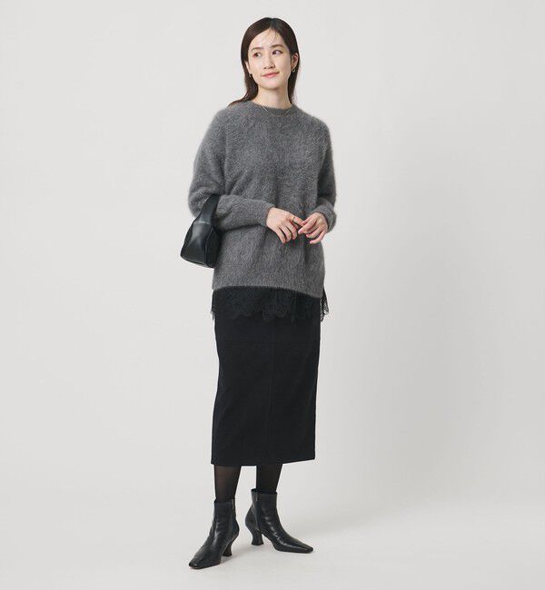 UNITED ARROWS「スエードライク タイトスカート ‐ウォッシャブル‐」|タイト|