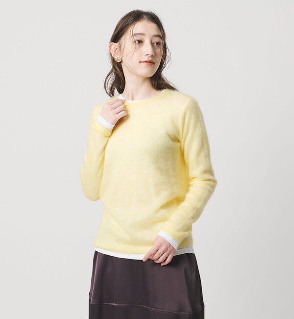 UNITED ARROWS「モヘヤ クルーネック ニット」|ニット・セーター|