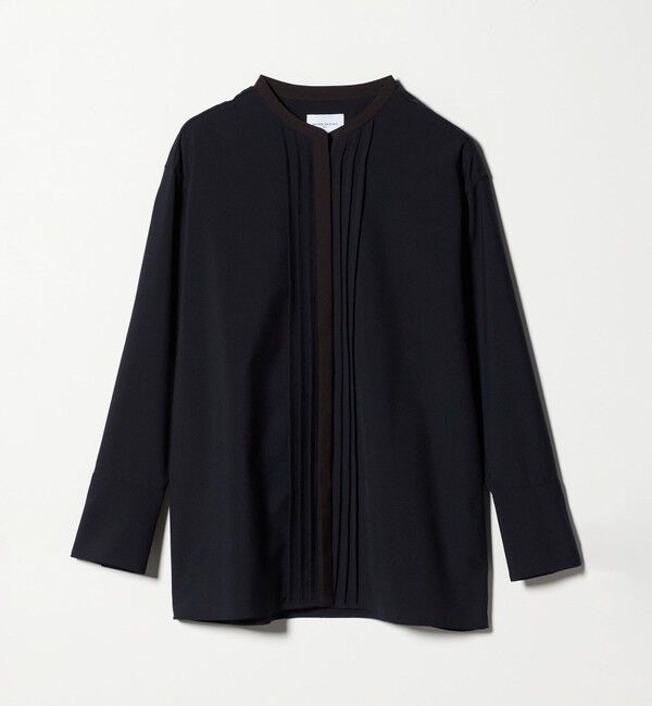 UNITED ARROWS「バイカラー シャツ」|シャツ・ブラウス|NAVY