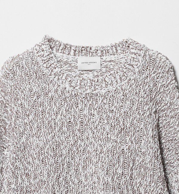 UNITED ARROWS「カラーミックス クルーネックニット」|ニット・セーター|