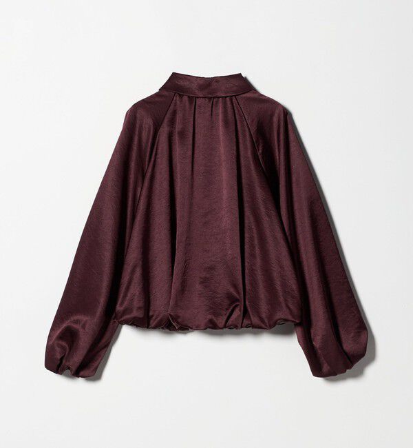 UNITED ARROWS「サテン ボリュームギャザー ブルゾン ‐ウォッシャブル‐」|ブルゾン・スタジャン|