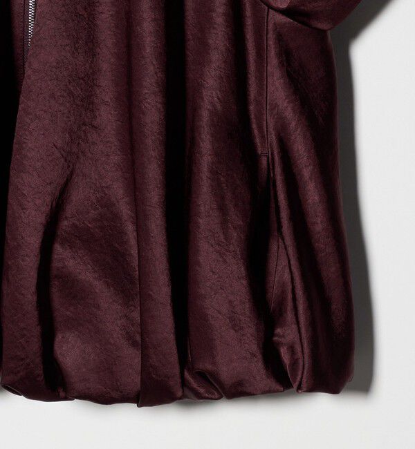 UNITED ARROWS「サテン ボリュームギャザー ブルゾン ‐ウォッシャブル‐」|ブルゾン・スタジャン|