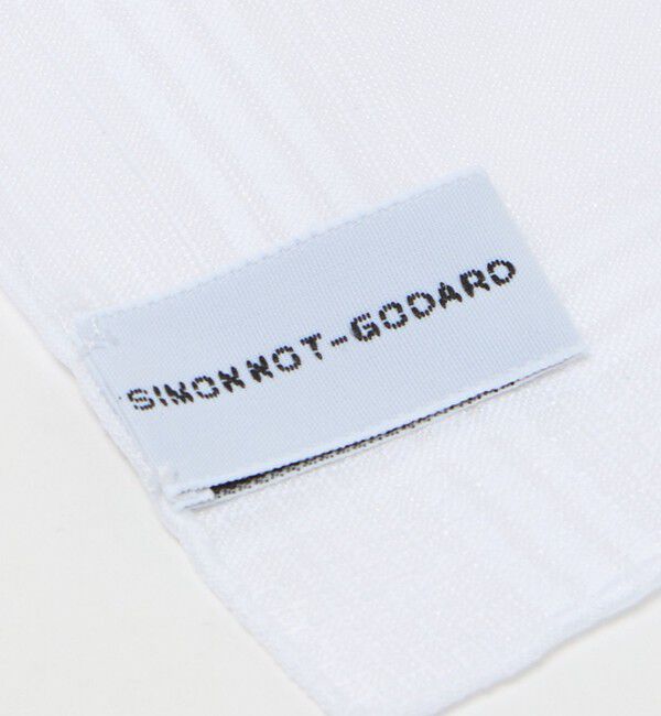 UNITED ARROWS「＜SIMONNOT GODARD＞ホワイト ソリッド /ポケットチーフ」|ハンカチ|