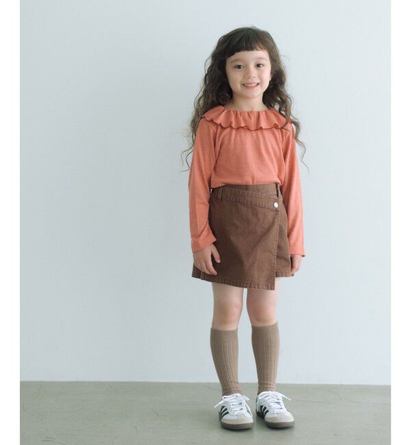 UNITED ARROWS green label relaxing「ツイルラップ キュロットパンツ / キッズ  100cm-160cm」|その他|