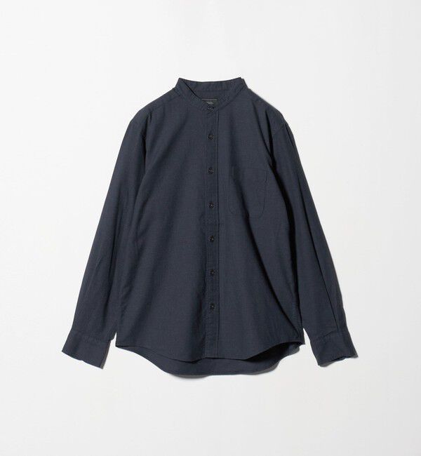 UNITED ARROWS green label relaxing「ナチュラルフィット  バンドカラー シャツ」|シャツ・ブラウス|