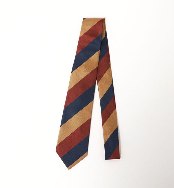 UNITED ARROWS green label relaxing「GLR シルク1 8.0cm ストライプ1 ネクタイ」|ネクタイ・蝶ネクタイ|NAVY