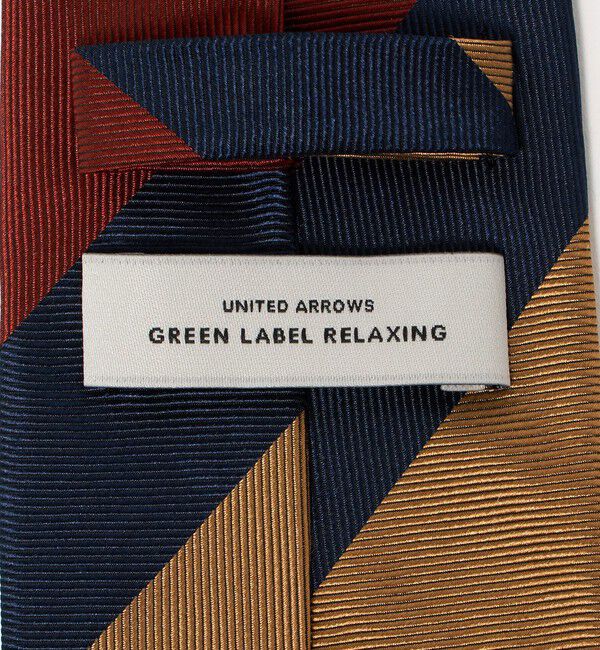 UNITED ARROWS green label relaxing「GLR シルク1 8.0cm ストライプ1 ネクタイ」|ネクタイ・蝶ネクタイ|