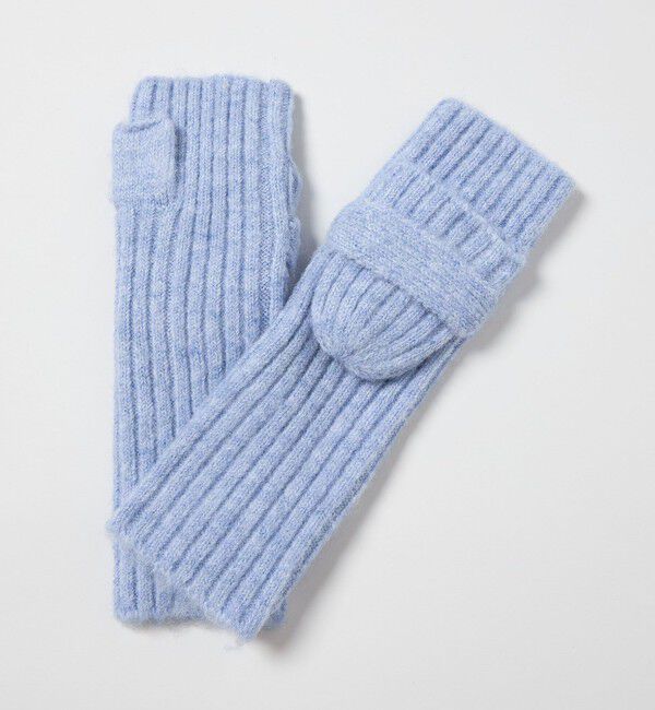 UNITED ARROWS green label relaxing「2WAY フラップ アームウォーマー / 手袋」|手袋|LT.BLUE