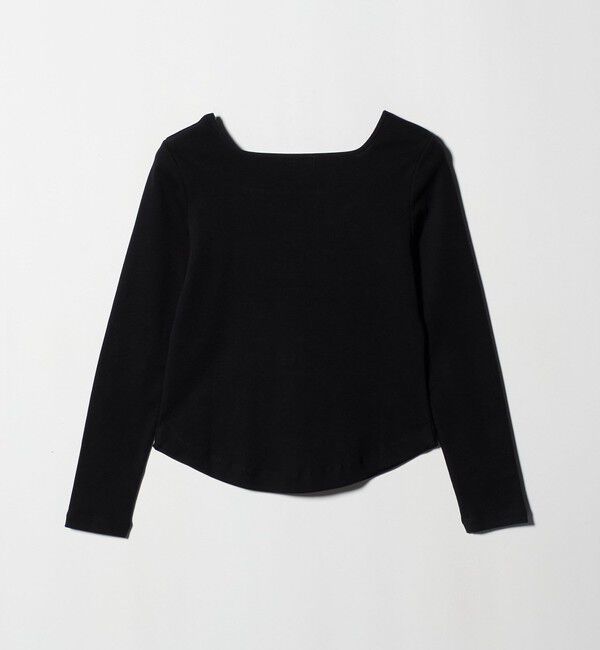 UNITED ARROWS green label relaxing「デコルテ フライス ロングスリーブ プルオーバー」|Tシャツ・カットソー|