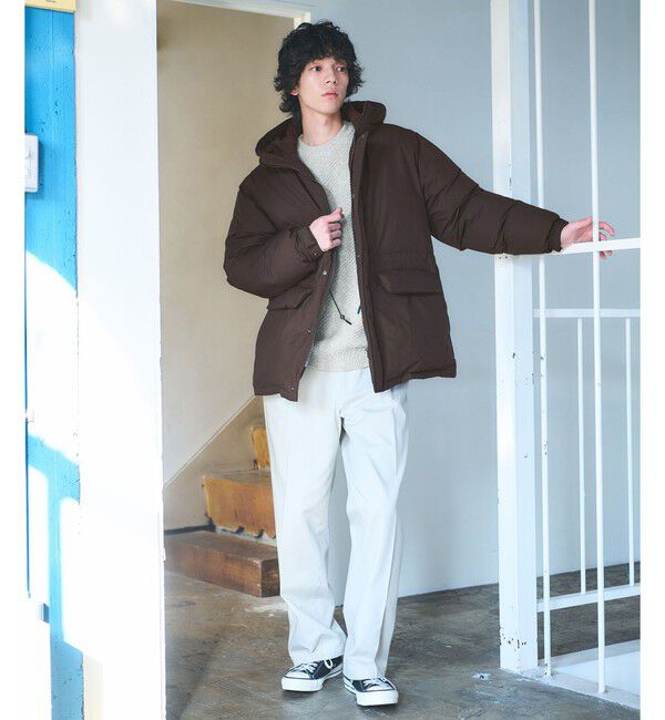 UNITED ARROWS green label relaxing「DICROS フード ダウン ブルゾン -撥水-」|ダウン|