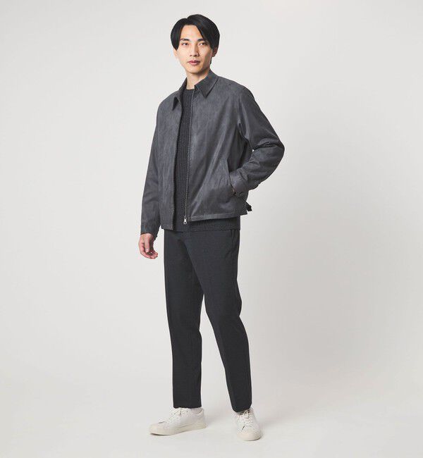 UNITED ARROWS green label relaxing「エブリット TRPU ジャカード ジャージー スタンダード イージー スラックス -ウォッシャブル・ストレッチ-」|スラックス|