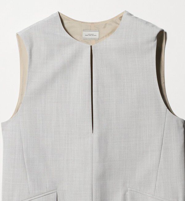 UNITED ARROWS green label relaxing「［size SHORTあり］リネンライク キーネック ジャンパースカート」|ジャンパースカート|