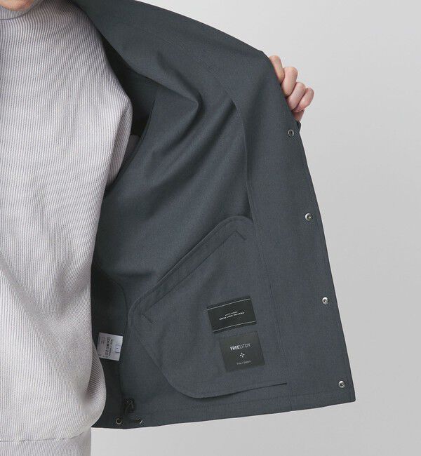 UNITED ARROWS green label relaxing「FREELITCH コーチ ジャケット  -2WAYストレッチ・吸水速乾-」|ブルゾン・スタジャン|